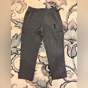 AND1 Men's Charcoal Cargo Pants large